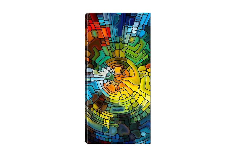 Canvasbilde DKY Abstract & Fractals Flerfarget - 50x120 cm - Innredning - Bilder & kunst - Lerretsbilder