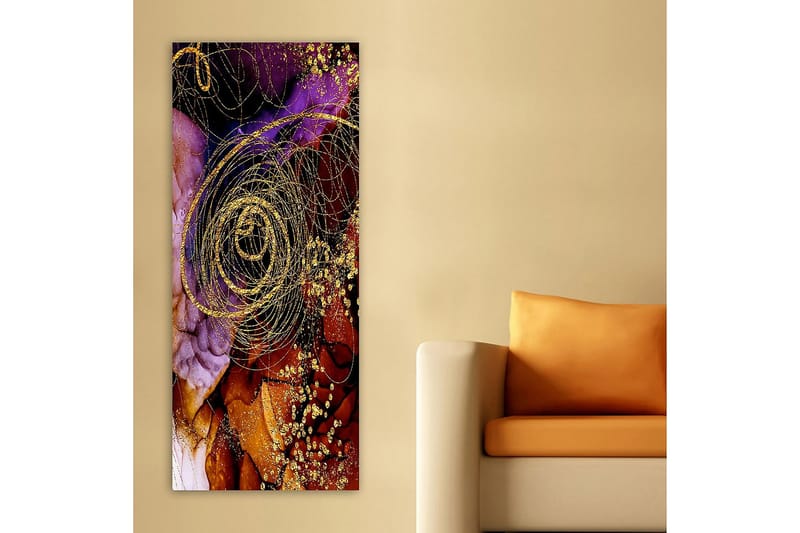 Canvasbilde DKY Abstract & Fractals Flerfarget - 50x120 cm - Innredning - Bilder & kunst - Lerretsbilder