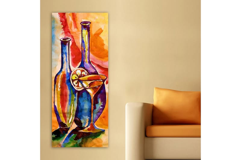 Canvasbilde DKY Abstract & Fractals Flerfarget - 50x120 cm - Innredning - Bilder & kunst - Lerretsbilder
