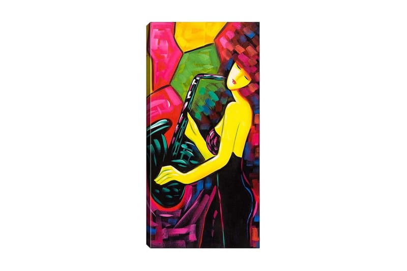 Canvasbilde DKY Abstract & Fractals Flerfarget - 50x120 cm - Innredning - Bilder & kunst - Lerretsbilder