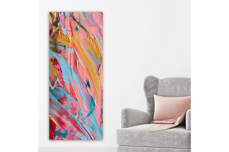 Canvasbilde DKY Abstract & Fractals Flerfarget - 50x120 cm - Innredning - Bilder & kunst - Lerretsbilder