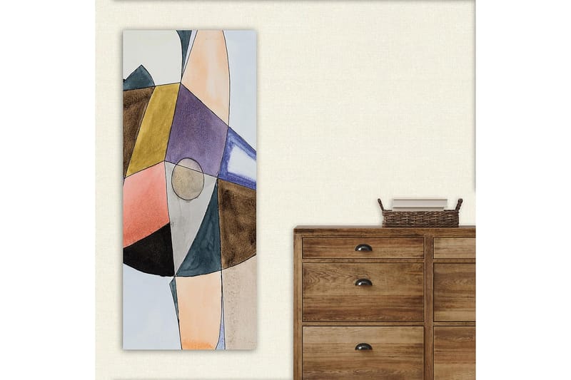 Canvasbilde DKY Abstract & Fractals Flerfarget - 50x120 cm - Innredning - Bilder & kunst - Lerretsbilder