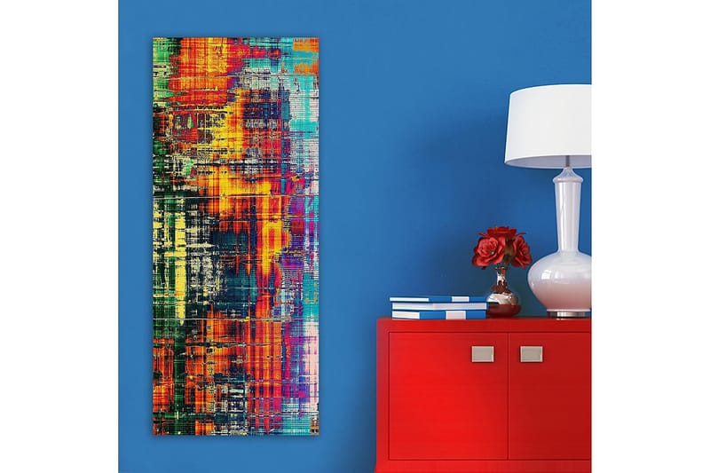 Canvasbilde DKY Abstract & Fractals Flerfarget - 50x120 cm - Innredning - Bilder & kunst - Lerretsbilder