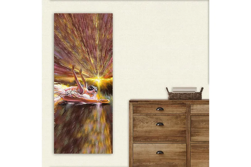 Canvasbilde DKY Abstract & Fractals Flerfarget - 50x120 cm - Innredning - Bilder & kunst - Lerretsbilder
