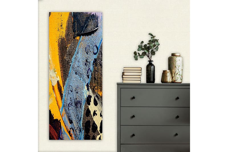 Canvasbilde DKY Abstract & Fractals Flerfarget - 50x120 cm - Innredning - Bilder & kunst - Lerretsbilder