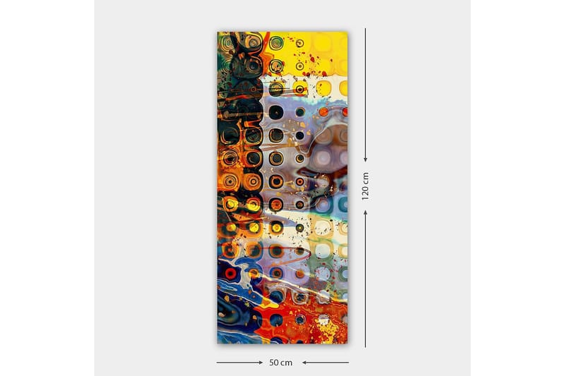 Canvasbilde DKY Abstract & Fractals Flerfarget - 50x120 cm - Innredning - Bilder & kunst - Lerretsbilder