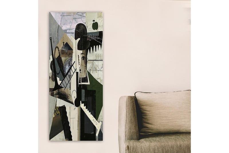 Canvasbilde DKY Abstract & Fractals Flerfarget - 50x120 cm - Innredning - Bilder & kunst - Lerretsbilder