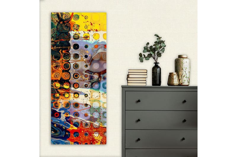 Canvasbilde DKY Abstract & Fractals Flerfarget - 50x120 cm - Innredning - Bilder & kunst - Lerretsbilder