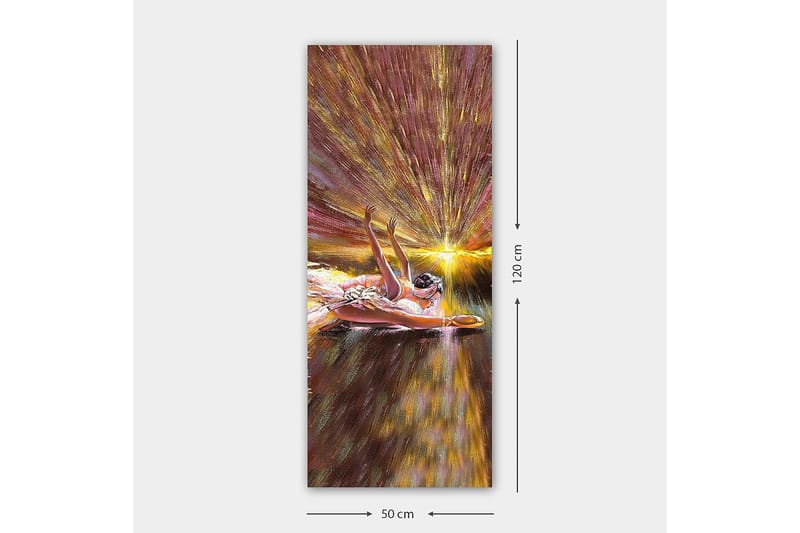 Canvasbilde DKY Abstract & Fractals Flerfarget - 50x120 cm - Innredning - Bilder & kunst - Lerretsbilder