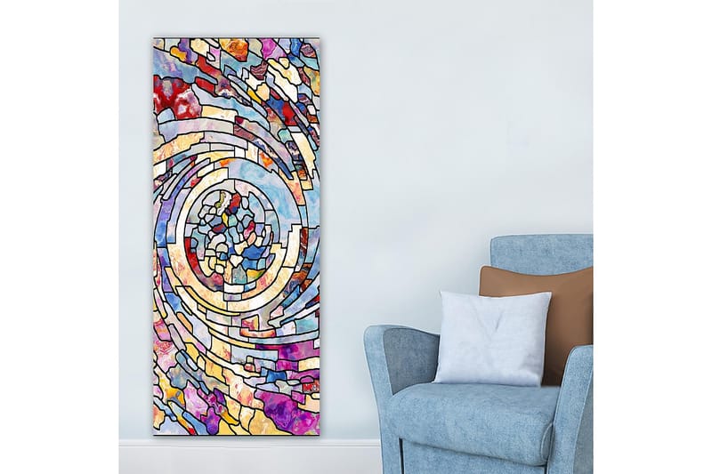 Canvasbilde DKY Abstract & Fractals Flerfarget - 50x120 cm - Innredning - Bilder & kunst - Lerretsbilder