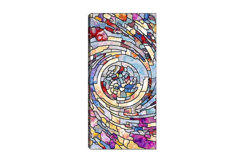 Canvasbilde DKY Abstract & Fractals Flerfarget, 50x120 cm