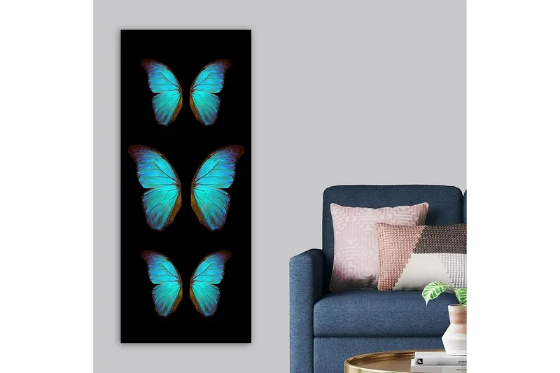 Canvasbilde DKY Animals Flerfarget - 50x120 cm - Innredning - Bilder & kunst - Lerretsbilder