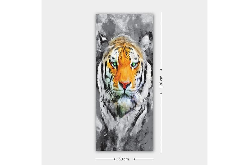 Canvasbilde DKY Animals Flerfarget - 50x120 cm - Innredning - Bilder & kunst - Lerretsbilder