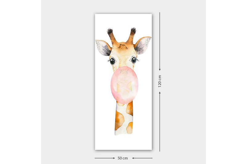 Canvasbilde DKY Animals Flerfarget - 50x120 cm - Innredning - Bilder & kunst - Lerretsbilder