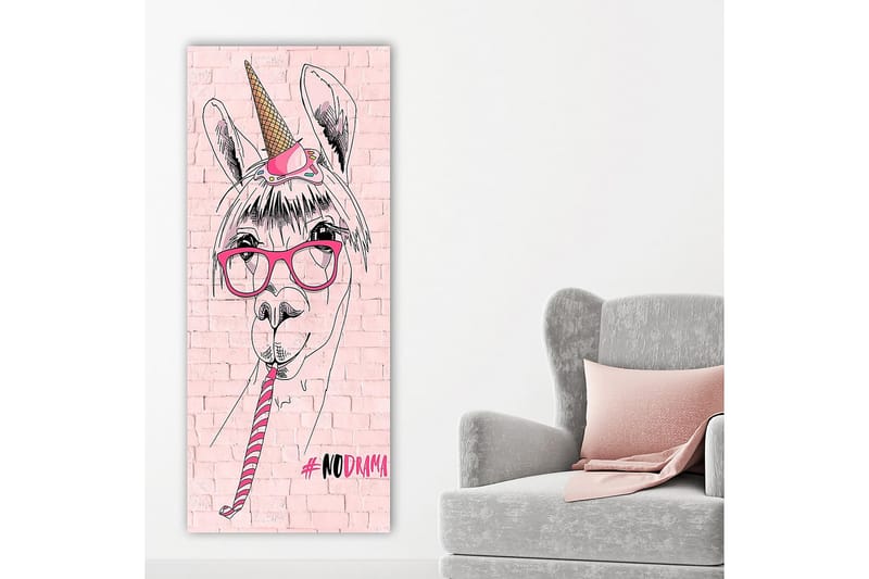 Canvasbilde DKY Animals Flerfarget - 50x120 cm - Innredning - Bilder & kunst - Lerretsbilder