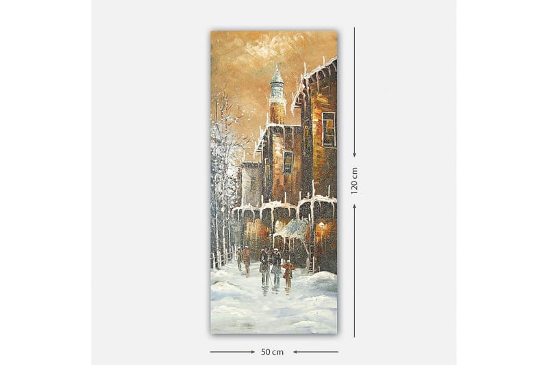 Canvasbilde DKY Buildings & Cityscapes Flerfarget - 50x120 cm - Innredning - Bilder & kunst - Lerretsbilder
