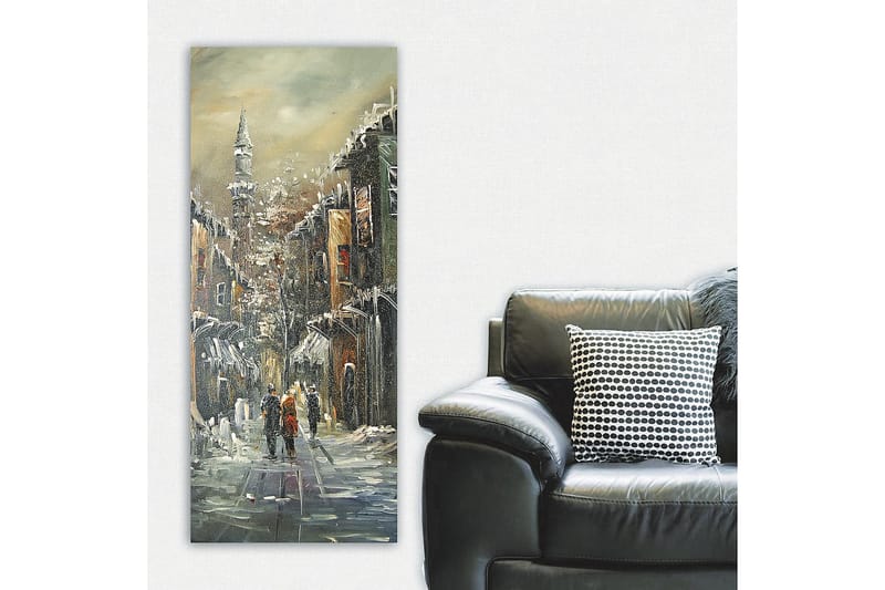 Canvasbilde DKY Buildings & Cityscapes Flerfarget - 50x120 cm - Innredning - Bilder & kunst - Lerretsbilder