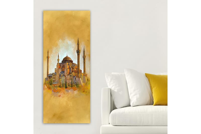 Canvasbilde DKY Cities & Countries Flerfarget - 50x120 cm - Innredning - Bilder & kunst - Lerretsbilder