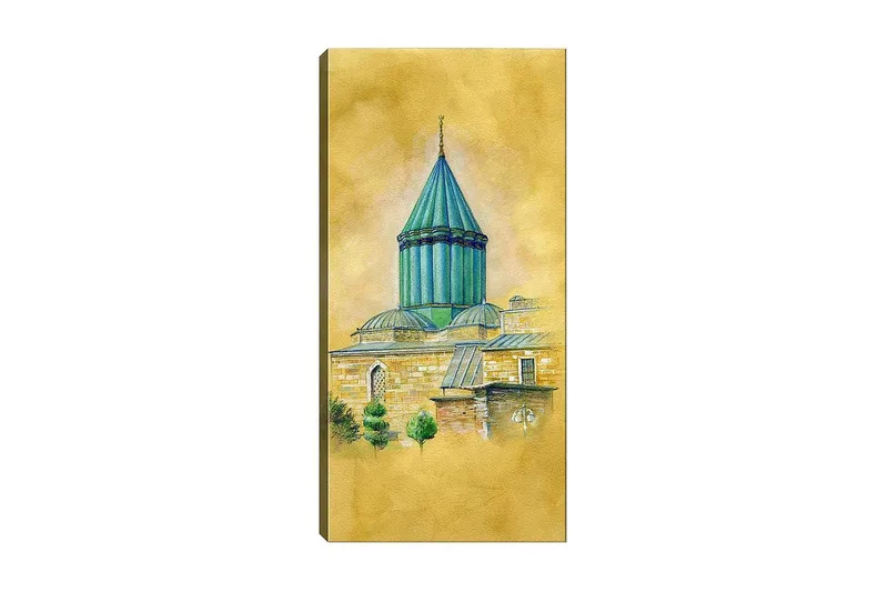 Canvasbilde DKY Cities & Countries Flerfarget, 50x120 cm