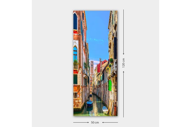 Canvasbilde DKY Cities & Countries Flerfarget - 50x120 cm - Innredning - Bilder & kunst - Lerretsbilder
