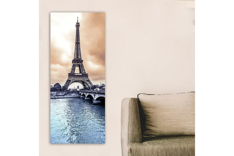 Canvasbilde DKY Cities & Countries Flerfarget - 50x120 cm - Innredning - Bilder & kunst - Lerretsbilder