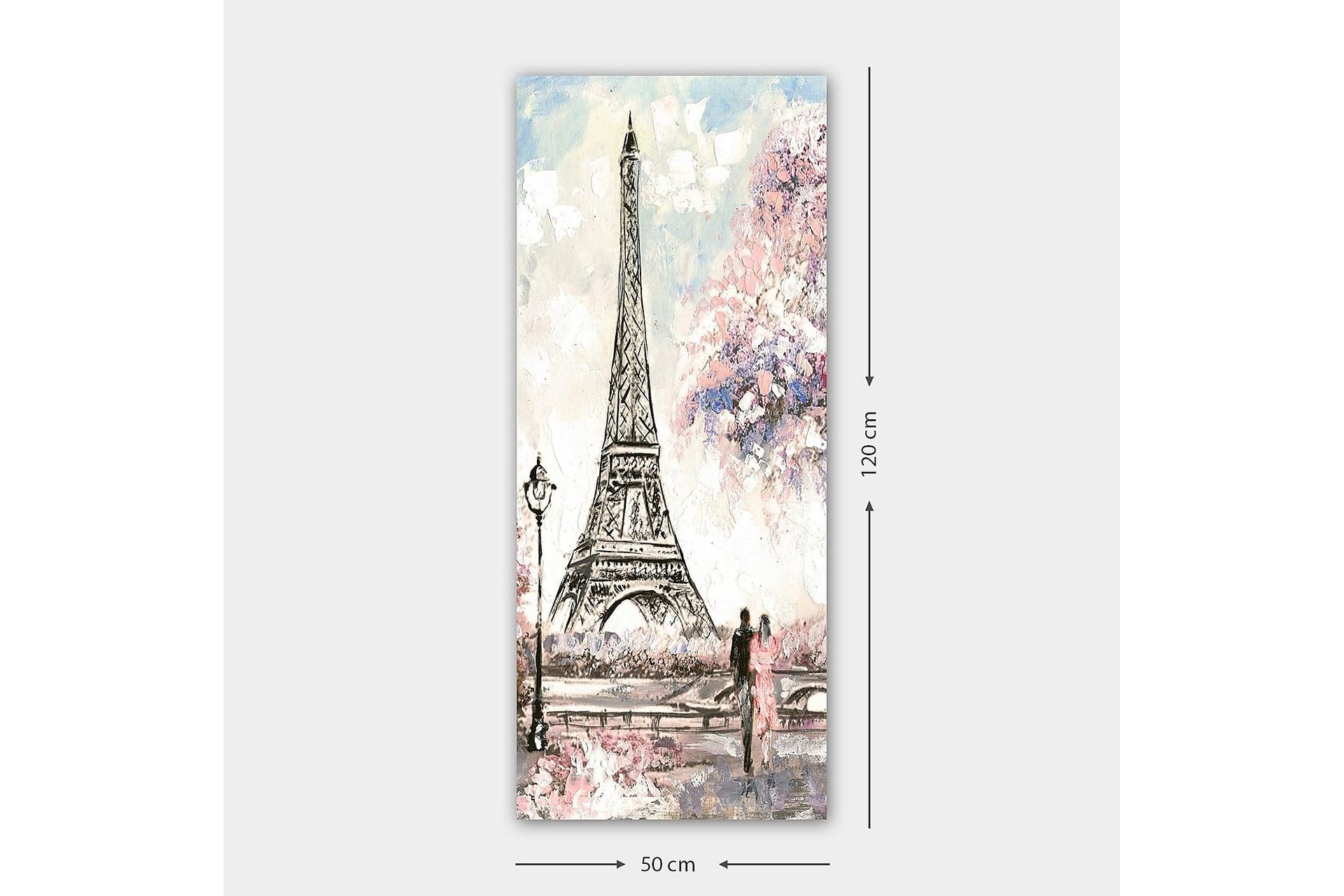 Canvasbilde DKY Cities & Countries Flerfarget - 50x120 cm - Innredning - Bilder & kunst - Lerretsbilder