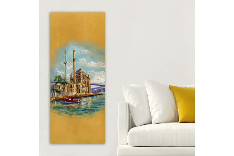 Canvasbilde DKY Cities & Countries Flerfarget - 50x120 cm - Innredning - Bilder & kunst - Lerretsbilder