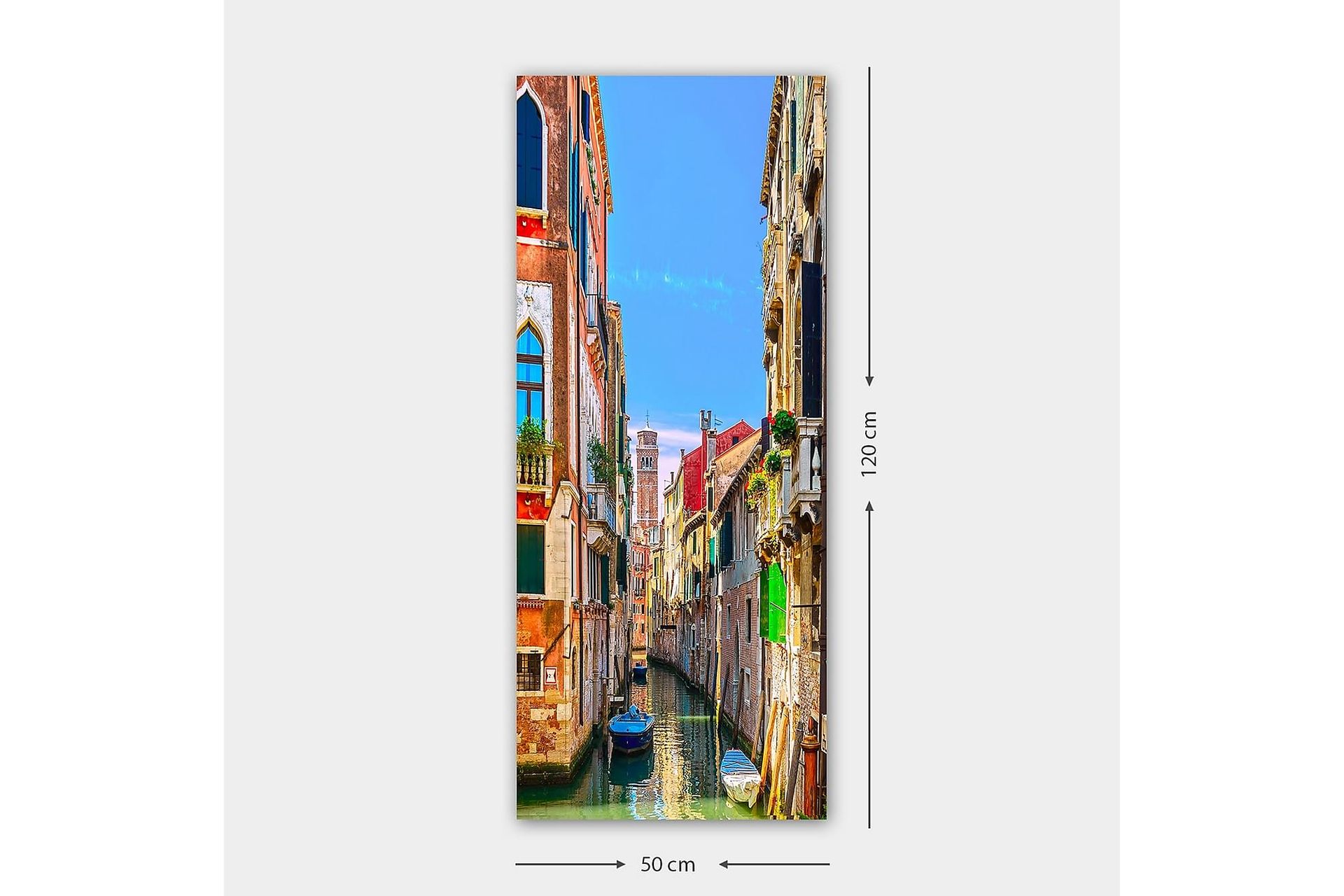 Canvasbilde DKY Cities & Countries Flerfarget - 50x120 cm - Innredning - Bilder & kunst - Lerretsbilder
