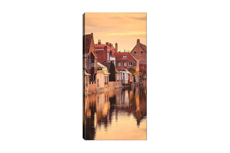 Canvasbilde DKY Cities & Countries Flerfarget - 50x120 cm - Innredning - Bilder & kunst - Lerretsbilder
