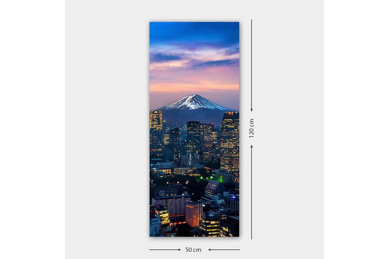 Canvasbilde DKY Cities & Countries Flerfarget - 50x120 cm - Innredning - Bilder & kunst - Lerretsbilder