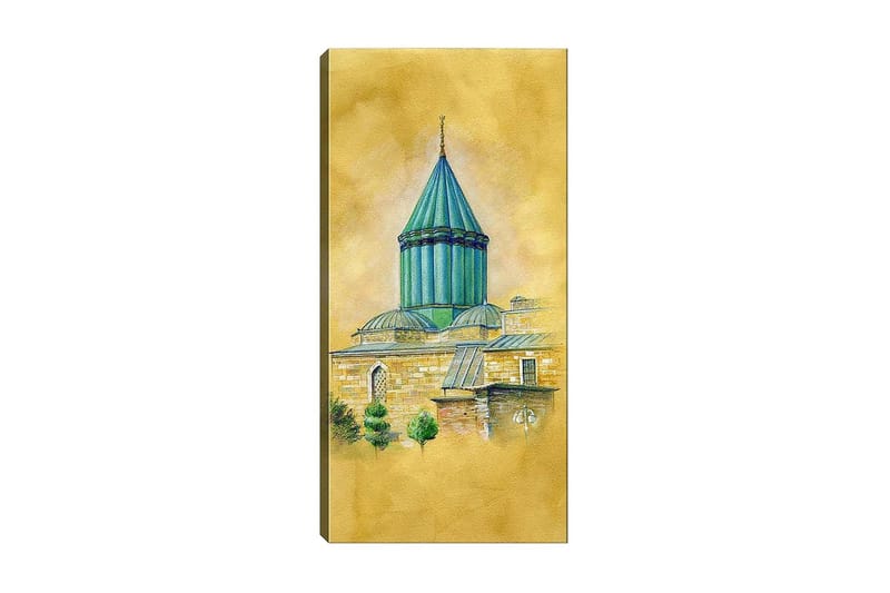 Canvasbilde DKY Cities & Countries Flerfarget - 50x120 cm - Innredning - Bilder & kunst - Lerretsbilder
