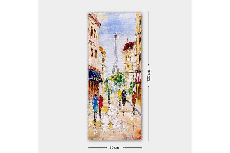 Canvasbilde DKY Cities & Countries Flerfarget - 50x120 cm - Innredning - Bilder & kunst - Lerretsbilder