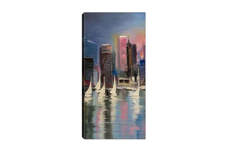 Canvasbilde DKY Cities & Countries Flerfarget - 50x120 cm - Lerretsbilder