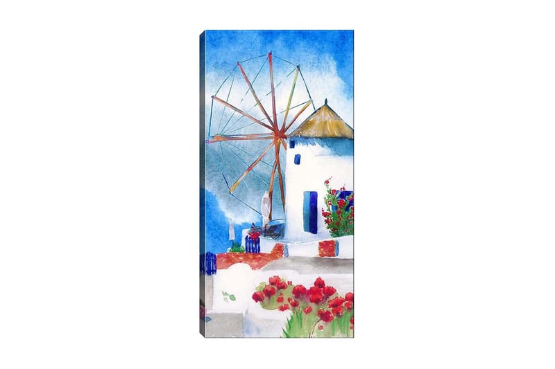 Canvasbilde DKY Cities & Countries Flerfarget - 50x120 cm - Innredning - Bilder & kunst - Lerretsbilder