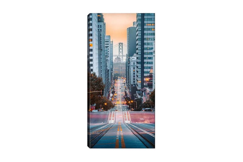 Canvasbilde DKY Cities & Countries Flerfarget - 50x120 cm - Innredning - Bilder & kunst - Lerretsbilder