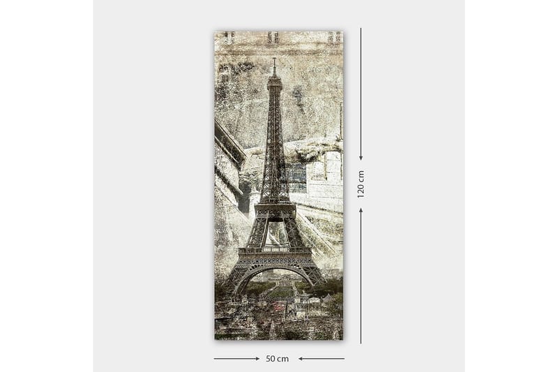 Canvasbilde DKY Cities & Countries Flerfarget - 50x120 cm - Innredning - Bilder & kunst - Lerretsbilder