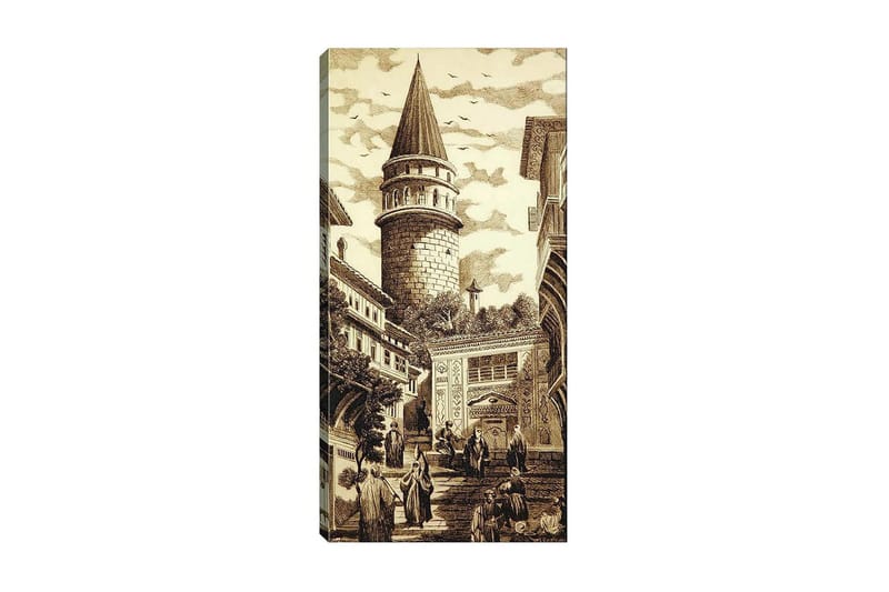 Canvasbilde DKY Cities & Countries Flerfarget - 50x120 cm - Innredning - Bilder & kunst - Lerretsbilder