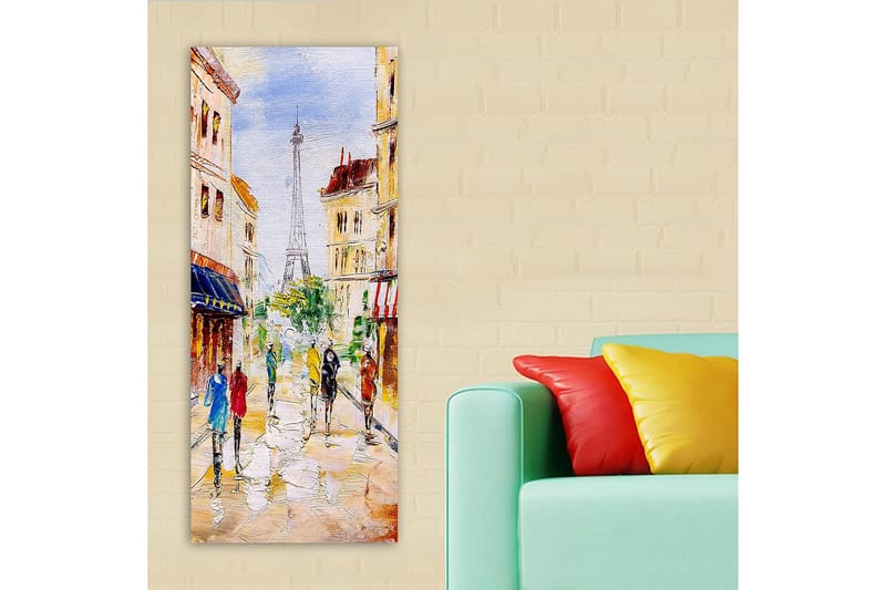 Canvasbilde DKY Cities & Countries Flerfarget - 50x120 cm - Innredning - Bilder & kunst - Lerretsbilder