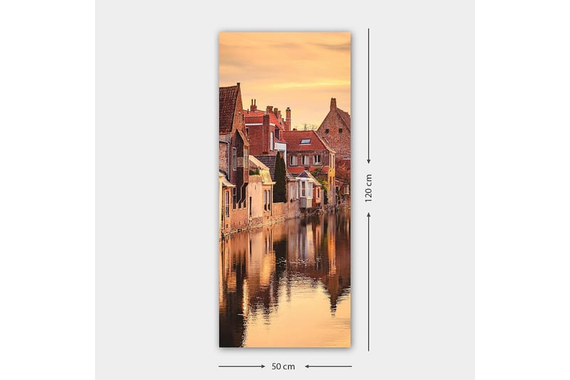 Canvasbilde DKY Cities & Countries Flerfarget - 50x120 cm - Innredning - Bilder & kunst - Lerretsbilder