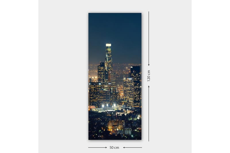 Canvasbilde DKY Cities & Countries Flerfarget - 50x120 cm - Innredning - Bilder & kunst - Lerretsbilder