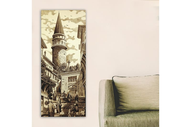Canvasbilde DKY Cities & Countries Flerfarget - 50x120 cm - Innredning - Bilder & kunst - Lerretsbilder