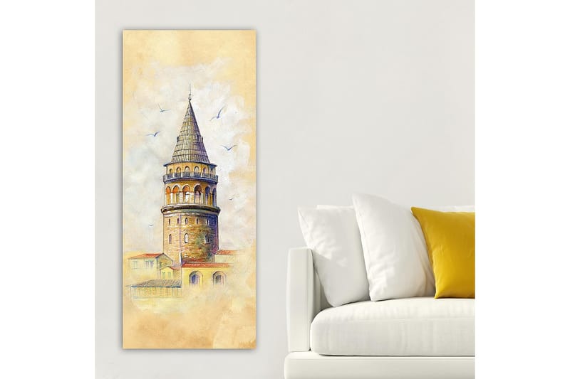 Canvasbilde DKY Cities & Countries Flerfarget - 50x120 cm - Innredning - Bilder & kunst - Lerretsbilder