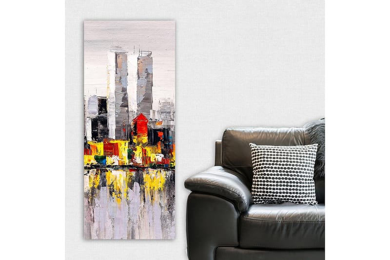 Canvasbilde DKY Cities & Countries Flerfarget - 50x120 cm - Innredning - Bilder & kunst - Lerretsbilder