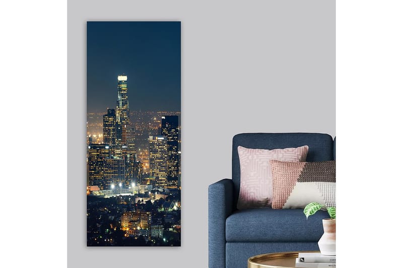 Canvasbilde DKY Cities & Countries Flerfarget - 50x120 cm - Innredning - Bilder & kunst - Lerretsbilder