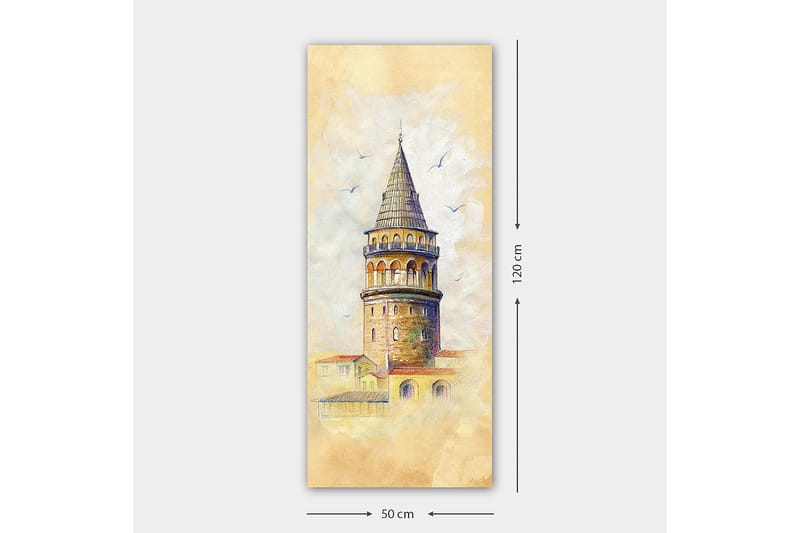 Canvasbilde DKY Cities & Countries Flerfarget - 50x120 cm - Innredning - Bilder & kunst - Lerretsbilder