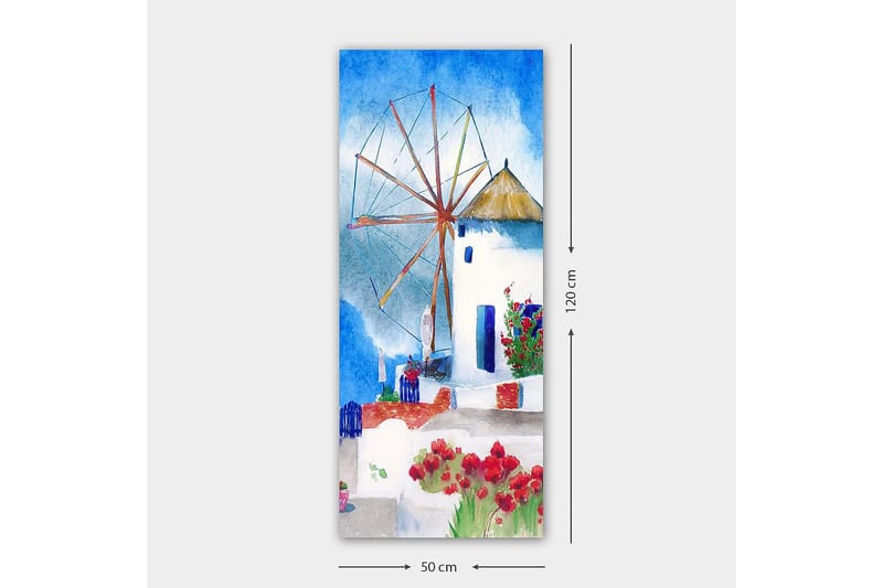 Canvasbilde DKY Cities & Countries Flerfarget - 50x120 cm - Innredning - Bilder & kunst - Lerretsbilder