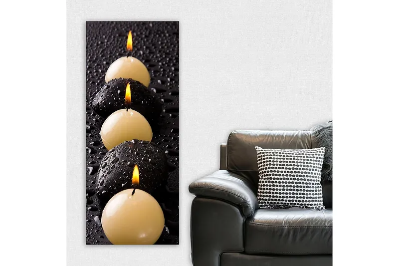 Canvasbilde DKY Entertainment Flerfarget - 50x120 cm - Innredning - Bilder & kunst - Lerretsbilder