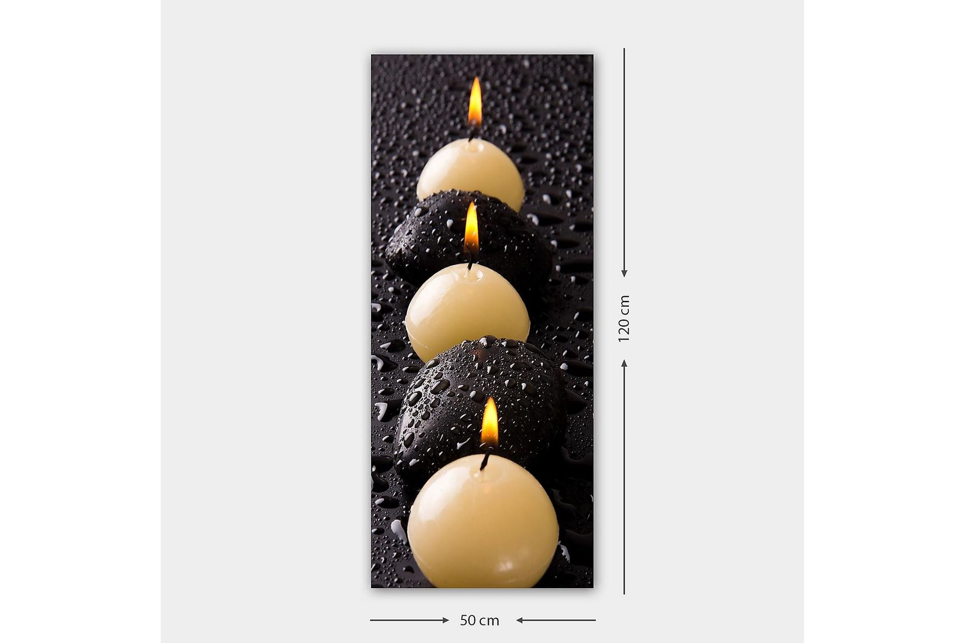 Canvasbilde DKY Entertainment Flerfarget - 50x120 cm - Innredning - Bilder & kunst - Lerretsbilder