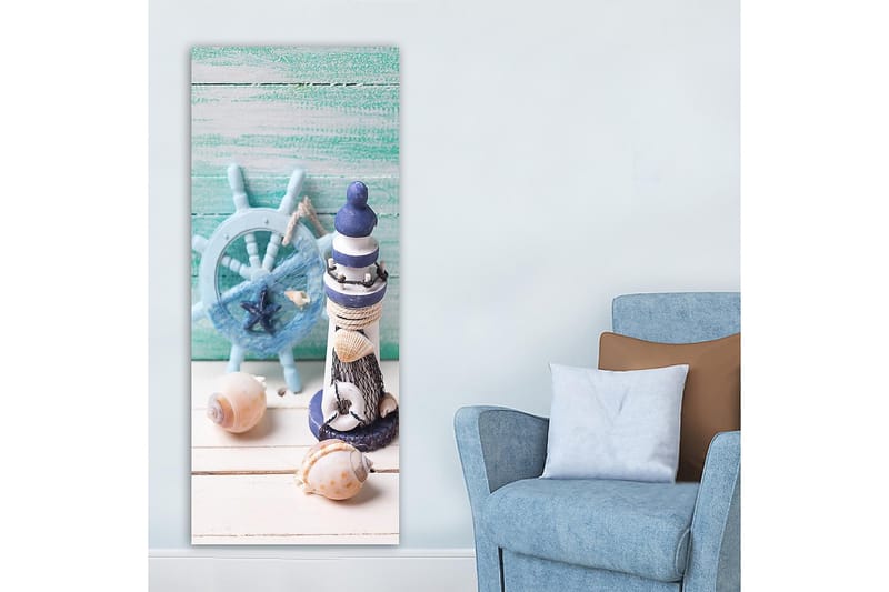 Canvasbilde DKY Entertainment Flerfarget - 50x120 cm - Innredning - Bilder & kunst - Lerretsbilder