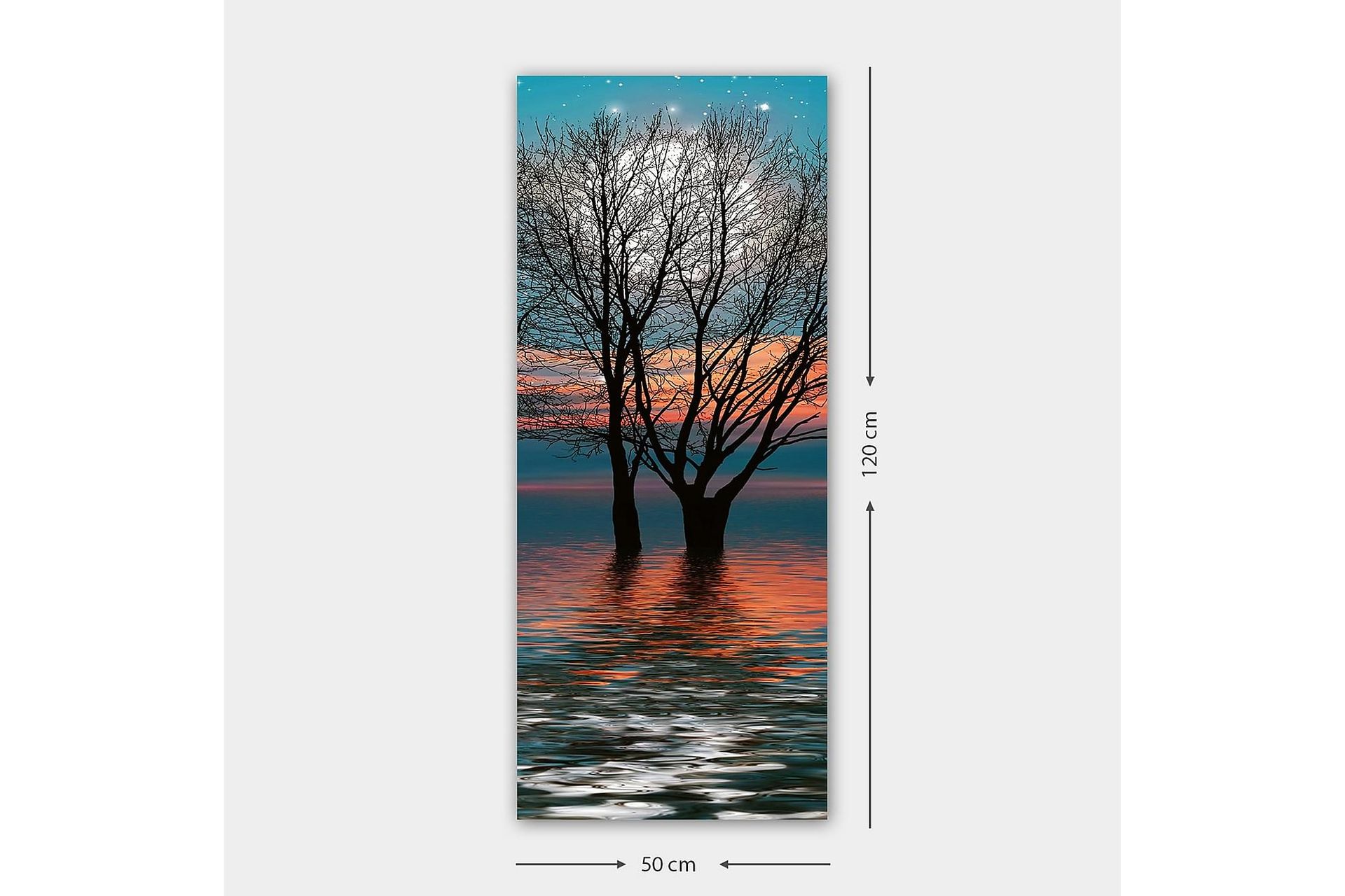 Canvasbilde DKY Floral & Botanical Flerfarget - 50x120 cm - Innredning - Bilder & kunst - Lerretsbilder